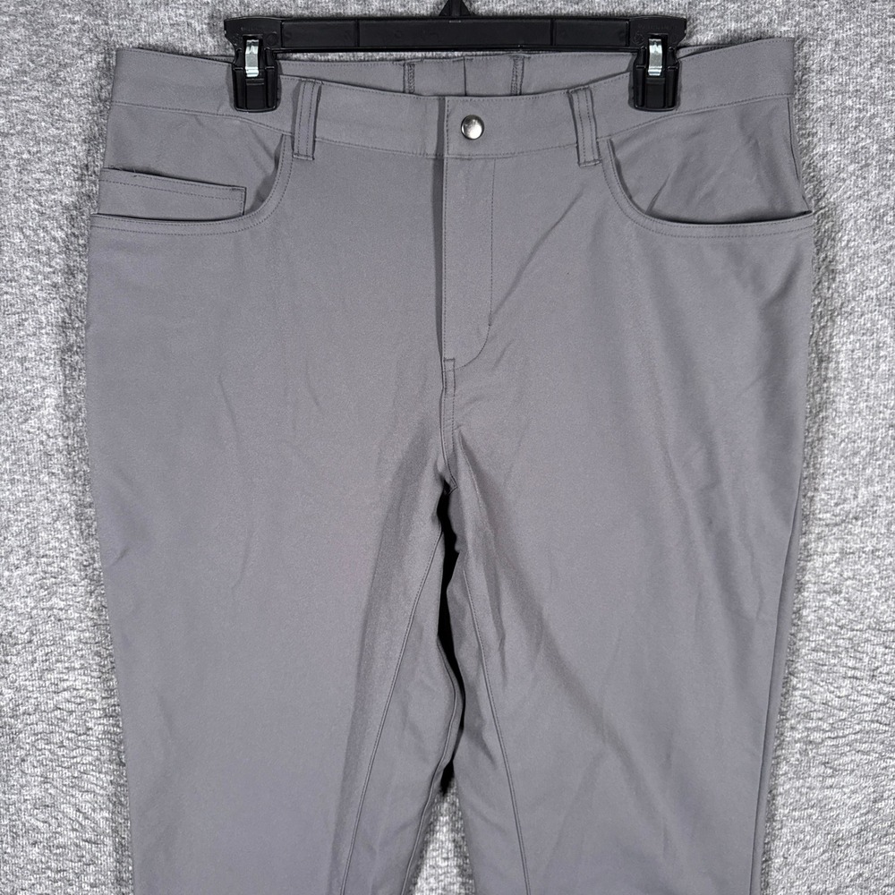 State and Liberty Tech Pants Mens 36x32 Charcoal Gray Athletic Fit 4-Way Stretch